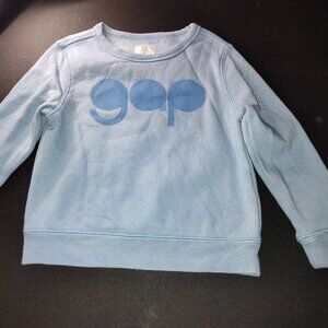 PRE-OWNED GAP UNISEX Lightweight sweater Light Blue with Dark Blue GAP Logo